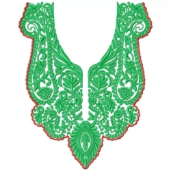 Large Neckline Embroidery Design Freebie