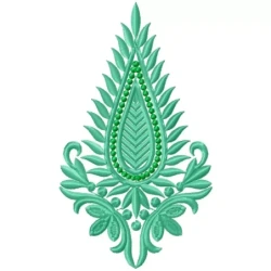 Latest Flora Paisley Embroidery Design