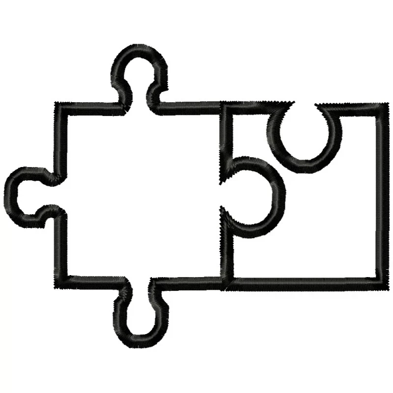 Puzzle Embroidery Design