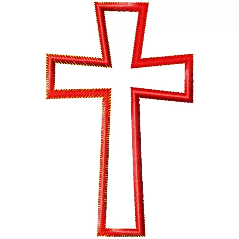 Red Cross Machine Embroidery