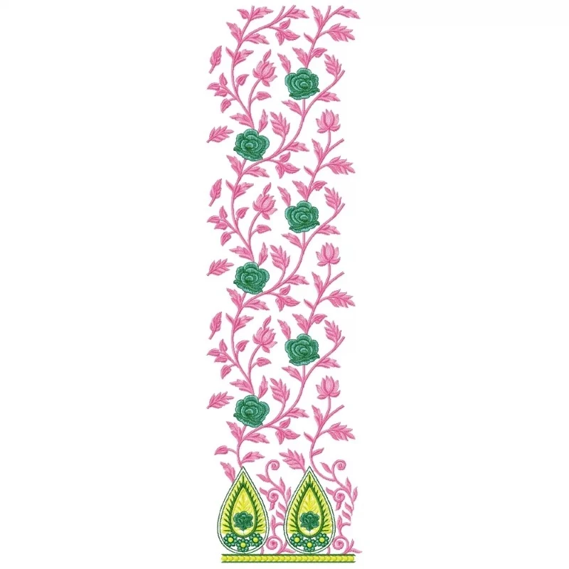 Rose Large Hoop Machine Embroidery Design