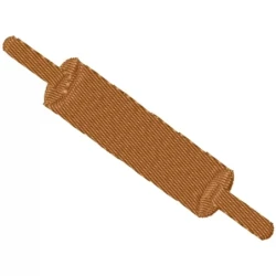 Roti Making Roller Pin Embroidery Design