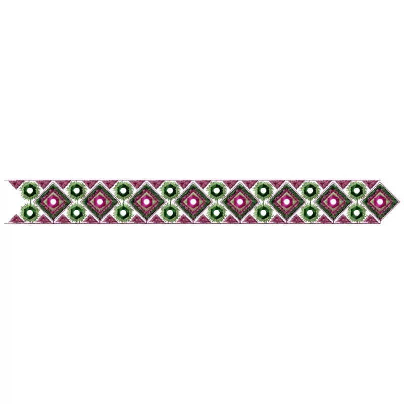 Seamless Border Machine Embroideryu Design