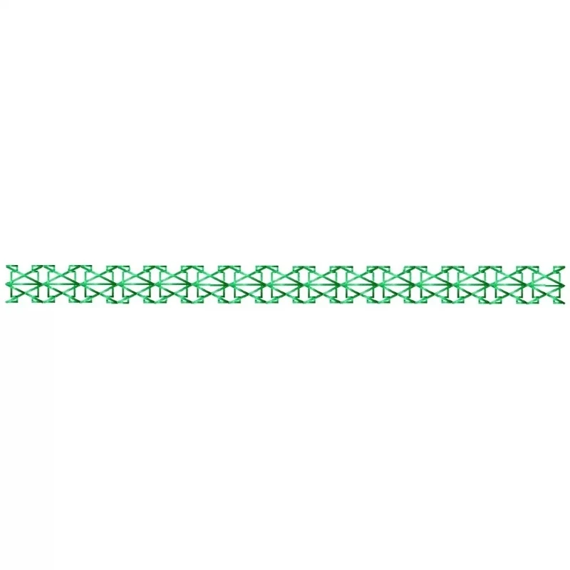 Seamless H Motif Border Design