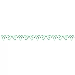 Seamless Motif Border Embroidery Design