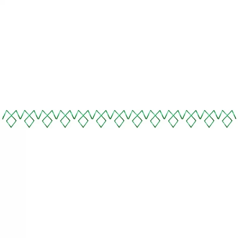 Seamless Motif Border Embroidery Design