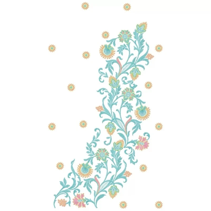 Sequin Large Hoop Embroidery Desing Pattern