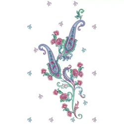 Sequin Large Hoop Pattern Embroidery