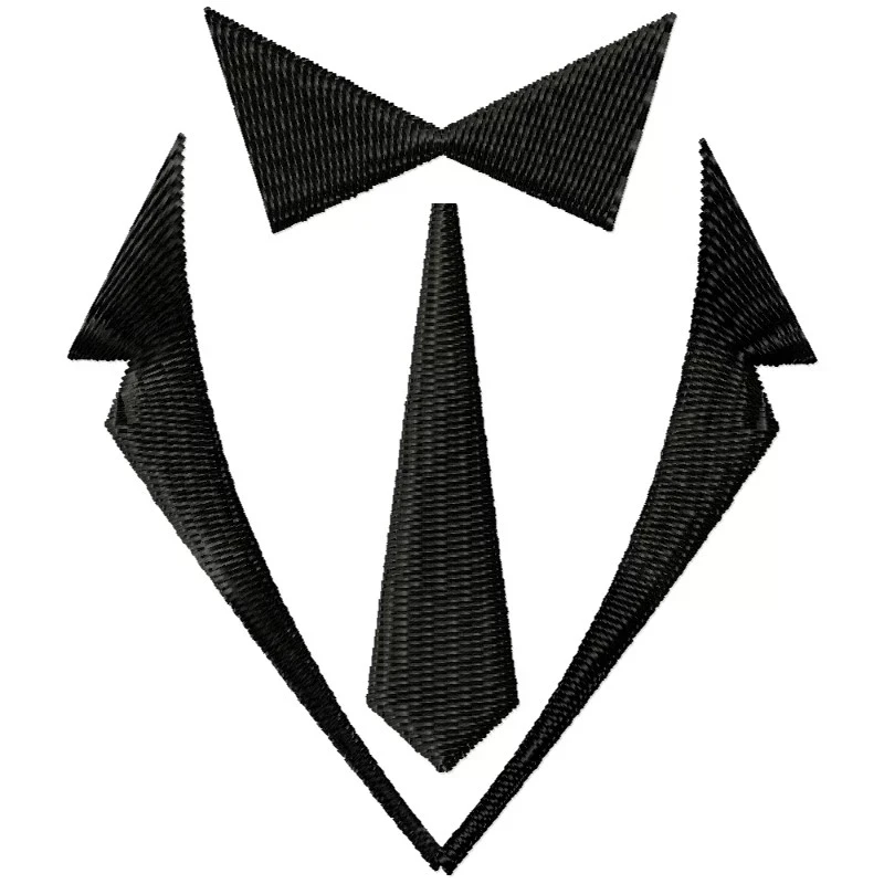 Silhouette Gentleman Embroidery Design