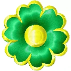 Simple 2x2 Flower Machine Embroidery Design