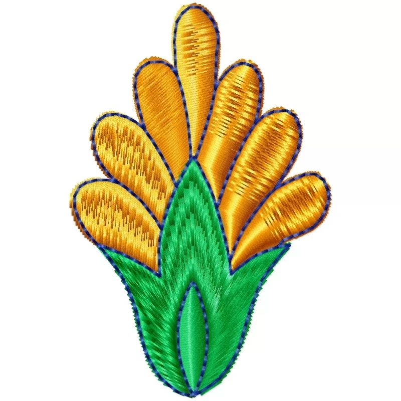 Simple 4x4 Flower Embroidery Freebie Design