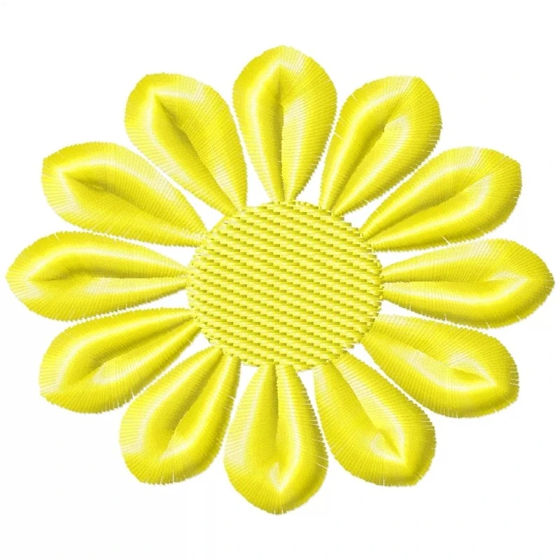 Simple And Single Color Flower Design