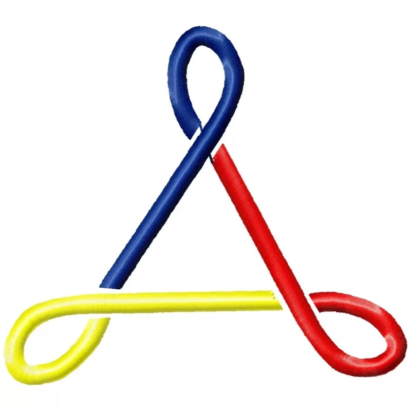 Simple Celticknot Triangle Machine Embroidery Design