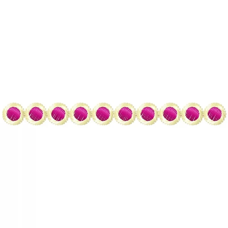 Simple Eyelet Embroidery Border Design