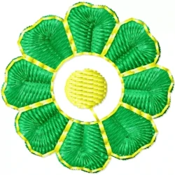 Simple Flower Indian Machine Embroidery Design