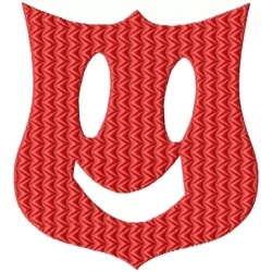 Simple Funnkey Face Machine Embroidery Design