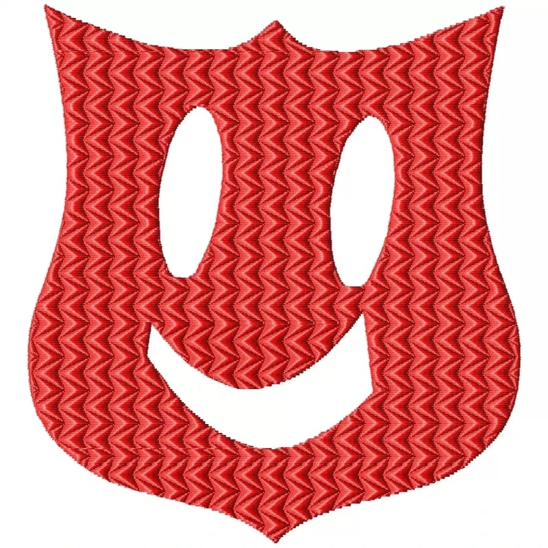 Simple Funnkey Face Machine Embroidery Design