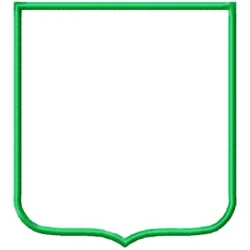 Simple Logo Frame Embroidery Design