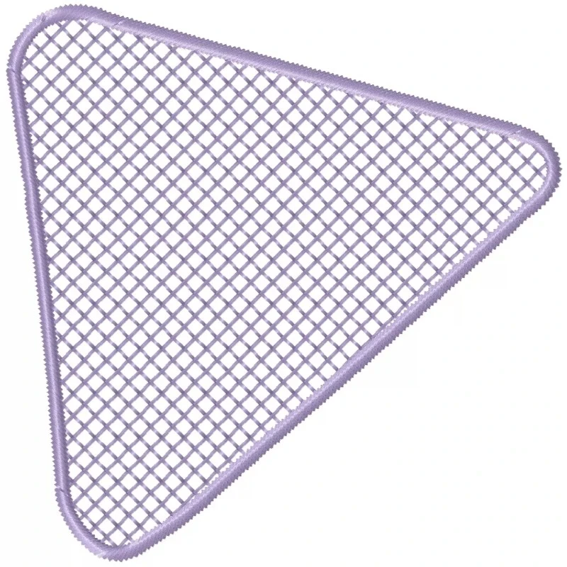 Simple Motif Triangle Embroidery Design