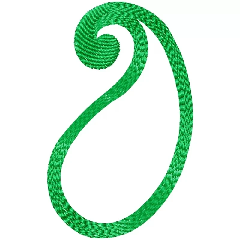 Simple Paisely Outline Design