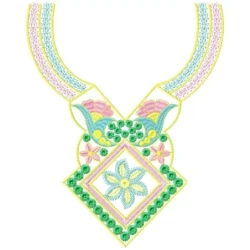 Simple Pakistani Neckline Design