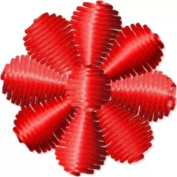 Small Mini Flower Pattern Embroidery Design