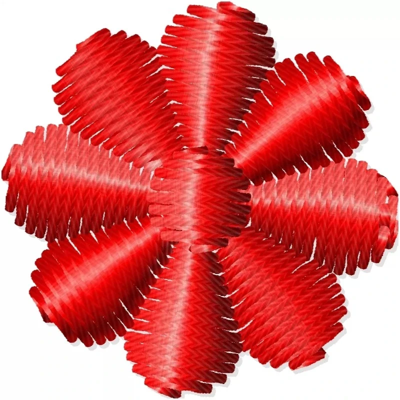 Small Mini Flower Pattern Embroidery Design