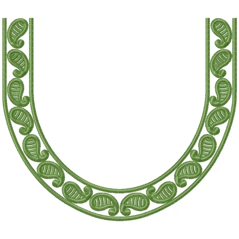 Small Neckline Embroidery Design Pattern