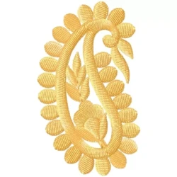 Small Paisley Pattern Embroidery Design
