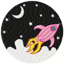 Space Rocket Scene Design