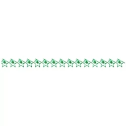 Star Motif Embroidery Border Design