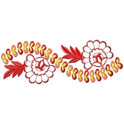 Super Embroidery Continous Border Design