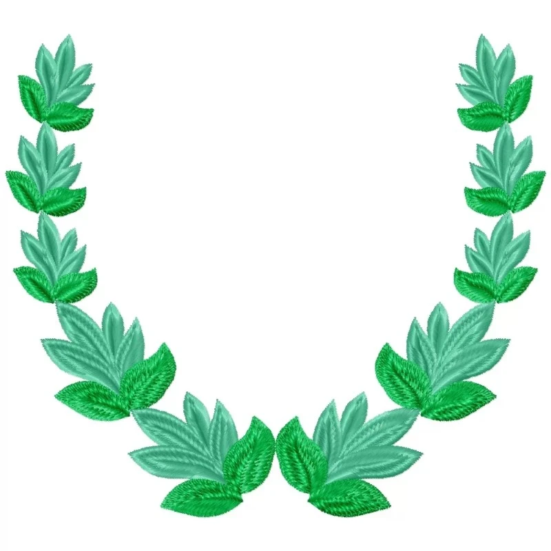 The Laurel Wreath Machine Embroidery Design