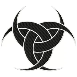 Three Crescent Moon Embroidery Design Freebie