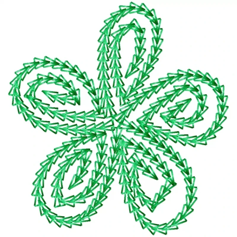 Tote Flower Bag Machine Embroidery Design