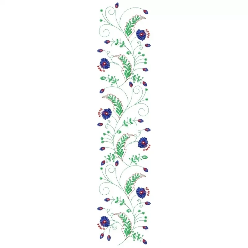 Traditional Allover Embroidery Design