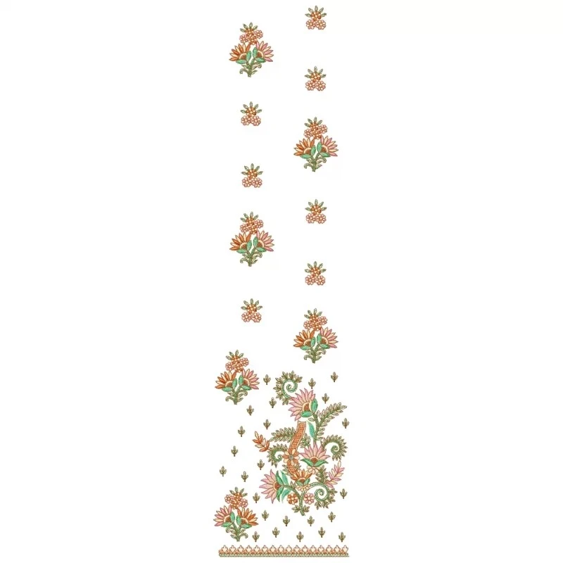 Traditional Indian Daman Embroidery Patterns