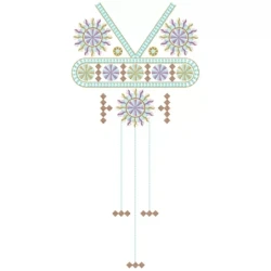 Unique Full Embroidery Dress Design