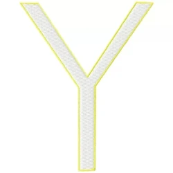 Upsilon Cross Embroidery Design