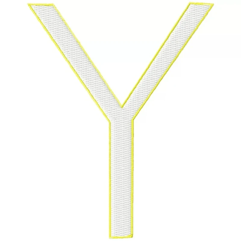 Upsilon Cross Embroidery Design