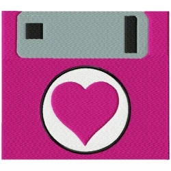 Valentine Heart Floppy Embroidery Design