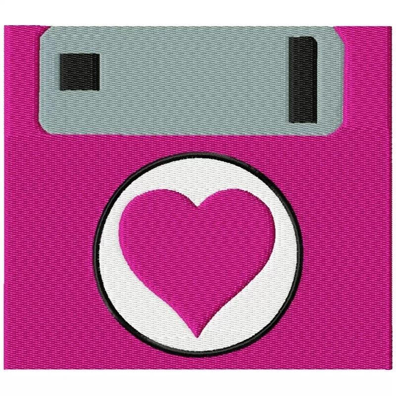 Valentine Heart Floppy Embroidery Design