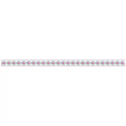 Very Small Continous Indian Embroidery Border Design