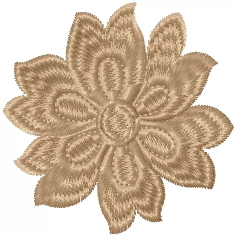 Wild Single Color Flower Design