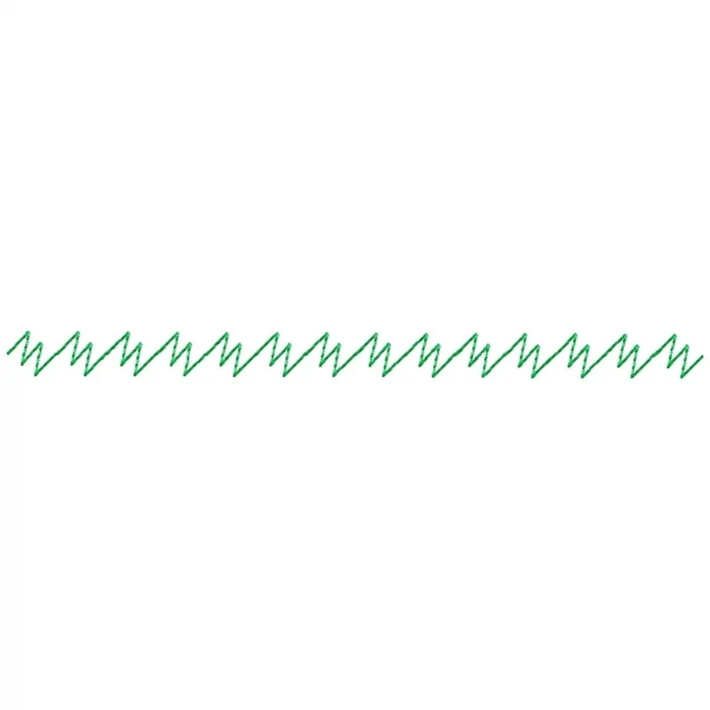 Zigzag Motif Embroidery Border Design