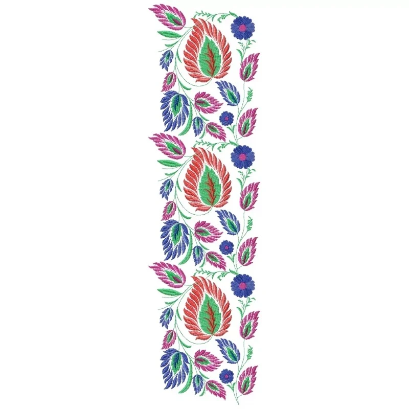 Leaves Allover Embroidery Design