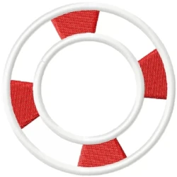 Lifebuoy Embroidery Design