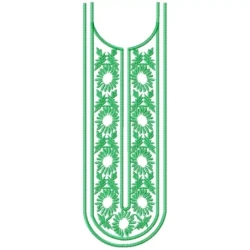 Long Indian Neckline Embroidery Design