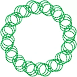 Motif Circle Embroidery Design
