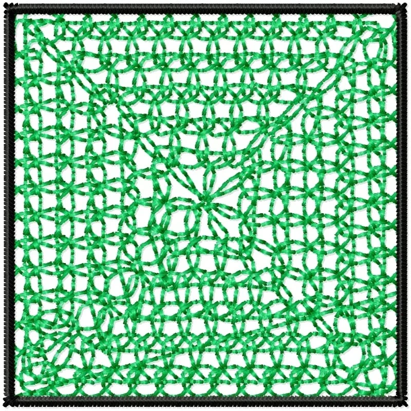 Motif Filled Square Design 2x2